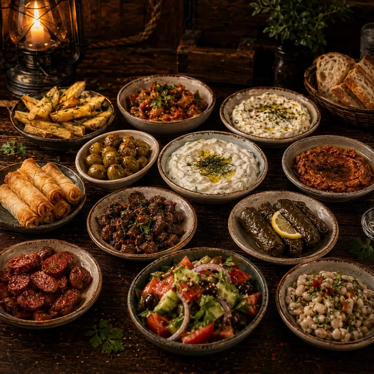 Aperatifler - Mezeler